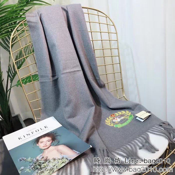 BURBERRY巴寶莉 2018年度最新力作極品 刺繡時尚圍巾 LLWJ6717